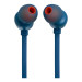 Проводные наушники JBL TUNE 310C USB (JBLT310CBLU), влагозащита, синие