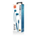 Проводные наушники JBL TUNE 310C USB (JBLT310CBLU), влагозащита, синие