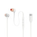 Наушники JBL TUNE 310C (JBLT310CWHT), проводные, с пультом и микрофоном, белые