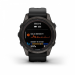 Часы Garmin Fenix 7S PRO Sapphire Solar Edition 42 мм титановый угольно-серый DLC с силиконовым ремешком 010-02776-11