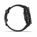 Часы Garmin Fenix 7S PRO Sapphire Solar Edition 42 мм титановый угольно-серый DLC с силиконовым ремешком 010-02776-11