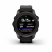 Часы Garmin Fenix 7S PRO Sapphire Solar Edition 42 мм титановый угольно-серый DLC с силиконовым ремешком 010-02776-11