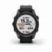 Часы Garmin Fenix 7S PRO Sapphire Solar Edition 42 мм титановый угольно-серый DLC с силиконовым ремешком 010-02776-11