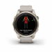 Часы Garmin Fenix 7S PRO Sapphire Solar 42 мм золотистый корпус со светло-песочным ремешком 010-02776-15
