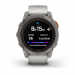 Часы Garmin Fenix 7 PRO Sapphire Solar 47 мм титановый серый с серо-оранжевым ремешком 010-02777-21