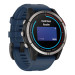 Часы Garmin Quatix 7 Sapphire титановый с синим силиконовым ремешком 010-02582-61