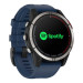 Часы Garmin Quatix 7 Sapphire титановый с синим силиконовым ремешком 010-02582-61