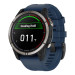 Часы Garmin Quatix 7 Sapphire титановый с синим силиконовым ремешком 010-02582-61