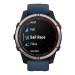 Часы Garmin Quatix 7 Sapphire титановый с синим силиконовым ремешком 010-02582-61