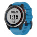 Часы Garmin Quatix 7 с синим силиконовым ремешком 010-02540-61