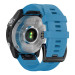 Часы Garmin Quatix 7 с синим силиконовым ремешком 010-02540-61