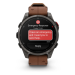 Часы Garmin Fenix 8 Pro 47 мм AMOLED Sapphire Carbon Grey DLC Titanium / Chestnut Leather Band (010-03198-40)
