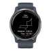 Часы Garmin VENU 2 синий гранит с серебристым безелем 010-02430-10