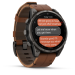 Часы Garmin Fenix 8 Pro 51 мм AMOLED Sapphire Carbon Grey DLC Titanium / Chestnut Leather Band (010-03199-40)