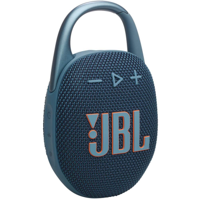 Портативная акустика JBL Clip 5 Blue, влагозащищенная, JBLCLIP5BLU