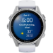 Часы Garmin Fenix 8 43 мм Amoled Silver с силиконовым ремешком WhiteStone (010-02903-00)