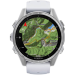 Часы Garmin Fenix 8 43 мм Amoled Silver с силиконовым ремешком WhiteStone (010-02903-00)