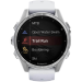 Часы Garmin Fenix 8 43 мм Amoled Silver с силиконовым ремешком WhiteStone (010-02903-00)