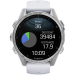 Часы Garmin Fenix 8 43 мм Amoled Silver с силиконовым ремешком WhiteStone (010-02903-00)