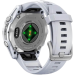 Часы Garmin Fenix 8 43 мм Amoled Silver с силиконовым ремешком WhiteStone (010-02903-00)