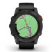 Часы Garmin Fenix 7 Pro Solar серый с черным ремешком 010-02777-01