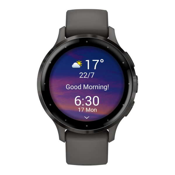 Часы Garmin Venu 3S серый с темно-серым безелем 010-02785-00