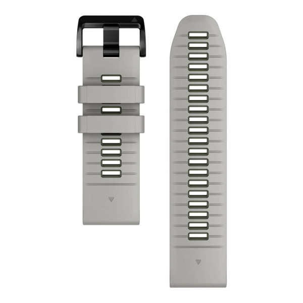 Ремешок Garmin QuickFit 26 Watch Bands Fog Gray/Moss Silicone 010-13281-08