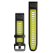 Ремешок Garmin QuickFit 20 мм Silicone Black/Electric Lime (010-13279-03)