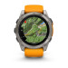 Часы Garmin Fenix 8 47 мм Amoled Sapphire Titanium Spark Orange/Graphite (010-02904-11)