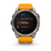 Часы Garmin Fenix 8 47 мм Amoled Sapphire Titanium Spark Orange/Graphite (010-02904-11)