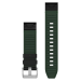 Ремешок Garmin QuickFit 22 Watch Straps Leather/FKM Hybrid Strap Black/Green 010-13225-09