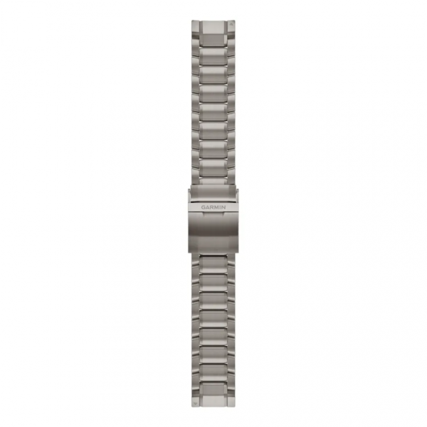 Ремешок Garmin QuickFit 22 Watch Bands Hardened Swept-Link Titanium Bracelet Silver 010-13225-12