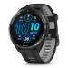 Часы Garmin FORERUNNER 965 черные, темно-серый DLC титановый безель, с черным ремешком 010-02809-10
