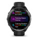 Часы Garmin FORERUNNER 965 черные, темно-серый DLC титановый безель, с черным ремешком 010-02809-10
