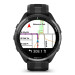 Часы Garmin FORERUNNER 965 черные, темно-серый DLC титановый безель, с черным ремешком 010-02809-10