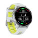 Умные часы Garmin Forerunner 970 47 мм с серебристым безелем и желто-белым ремешком 010-02969-11/010-02969-01