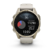 Часы Garmin Fenix 8, 43 мм, AMOLED, Sapphire Soft Gold with fog Gray/Dark sandstone silicone band (010-02903-11)