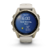 Часы Garmin Fenix 8, 43 мм, AMOLED, Sapphire Soft Gold with fog Gray/Dark sandstone silicone band (010-02903-11)