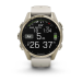 Часы Garmin Fenix 8, 43 мм, AMOLED, Sapphire Soft Gold with fog Gray/Dark sandstone silicone band (010-02903-11)