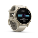 Часы Garmin Fenix 8, 43 мм, AMOLED, Sapphire Soft Gold with fog Gray/Dark sandstone silicone band (010-02903-11)