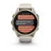 Часы Garmin Fenix 8, 43 мм, AMOLED, Sapphire Soft Gold with fog Gray/Dark sandstone silicone band (010-02903-11)