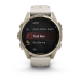Часы Garmin Fenix 8, 43 мм, AMOLED, Sapphire Soft Gold with fog Gray/Dark sandstone silicone band (010-02903-11)