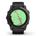Часы Garmin EPIX PRO Gen 2 Sapphire Edition 51 мм, титановый угольно-серый, DLC, черный силиконовый ремешок 010-02804-01