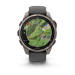 Часы Garmin Fenix 8 PRO, 51мм, AMOLED, Sapphire, Titanium, Graphite, Black Silicone Band (010-03199-10/010-03199-11)