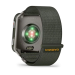 Часы Garmin Venu X1 Moss с зеленым нейлоновым ремешком ComfortFit (010-02980-01/010-02980-03)