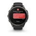 Часы Garmin Fenix 9 Pro 43 мм AMOLED LTE Carbon Gray DLC Titanium, Black/Pebble (010-04335-11)