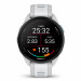 Часы Garmin Forerunner 165 Music белый с серым ремешком 010-02863-31