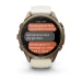 Часы Garmin Fenix 9 Pro 43 мм AMOLED LTE Gold Titanium, Cream/Fog Grey (010-04335-20/010-04335-21)