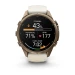Часы Garmin Fenix 9 Pro 43 мм AMOLED LTE Gold Titanium, Cream/Fog Grey (010-04335-20/010-04335-21)