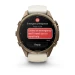 Часы Garmin Fenix 9 Pro 43 мм AMOLED LTE Gold Titanium, Cream/Fog Grey (010-04335-20/010-04335-21)